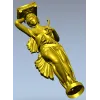 Кариатида-колонна - 3D модель STL для ЧПУ