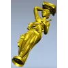 Кариатида-колонна - 3D модель STL для ЧПУ