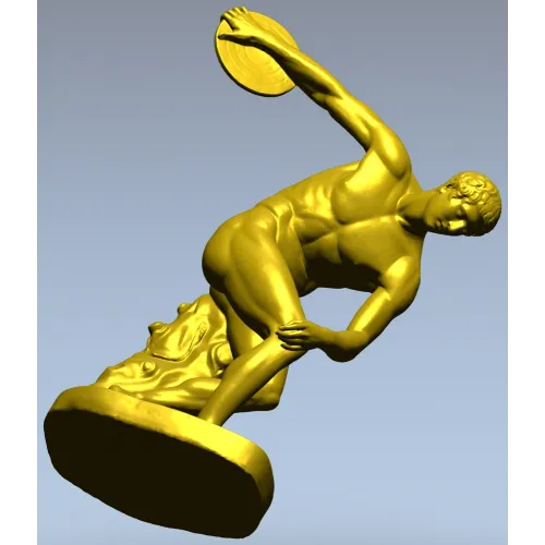 Дискобол - 3D модель для ЧПУ в формате STL