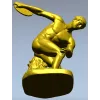 Дискобол - 3D модель для ЧПУ в формате STL