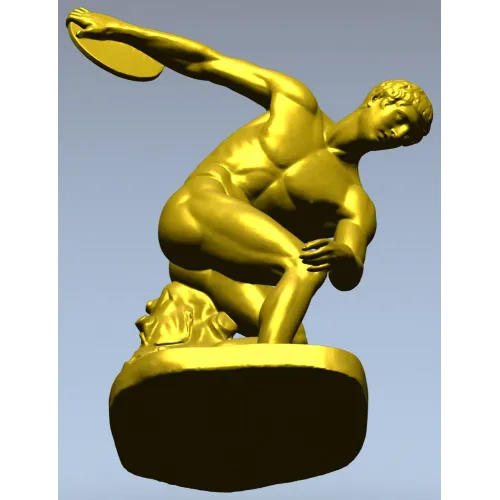 Дискобол - 3D модель для ЧПУ в формате STL
