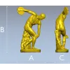 Дискобол - 3D модель для ЧПУ в формате STL