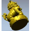 3D модель STL "Древний лев" для ЧПУ - детализированная фигура стража