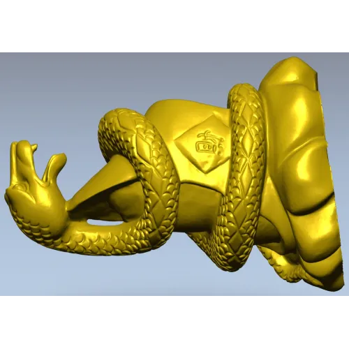 Узел Змеи - 3D модель STL для ЧПУ