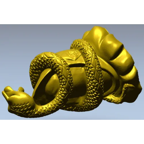 Узел Змеи - 3D модель STL для ЧПУ