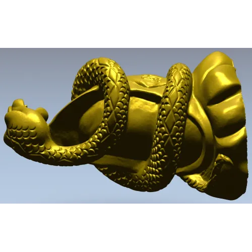 Узел Змеи - 3D модель STL для ЧПУ