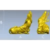 3D модель STL - Играющиеся собаки для ЧПУ фрезера