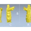 Jesus Statue 3D Model for CNC Milling in STL Format
