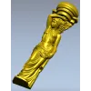 Кариатида - детализированная 3D модель в формате STL для ЧПУ