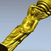 Кариатида - детализированная 3D модель в формате STL для ЧПУ