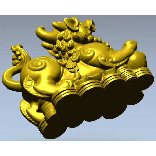 Пи Яо на монетах - 3D модель STL для ЧПУ