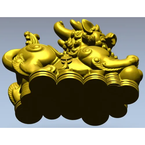 Пи Яо на монетах - 3D модель STL для ЧПУ