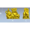Пи Яо на монетах - 3D модель STL для ЧПУ