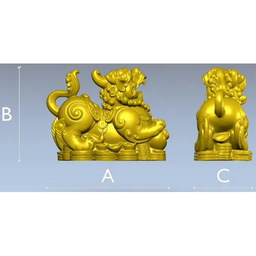 Пи Яо на монетах - 3D модель STL для ЧПУ