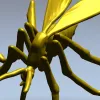 3D модель комара в формате STL для ЧПУ