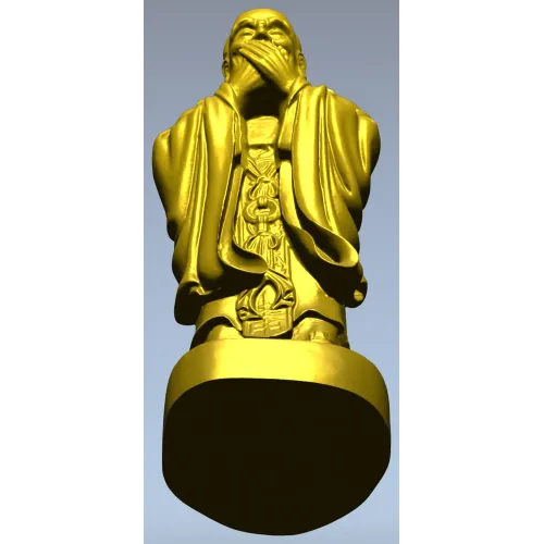 Конфуций - 3D модель статуэтки в формате STL для ЧПУ
