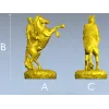 Dynamic Equestrian Warrior 3D Model for CNC