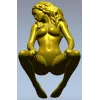 Статуэтка девушки - STL модель для ЧПУ, 3D модель stl для фрезера