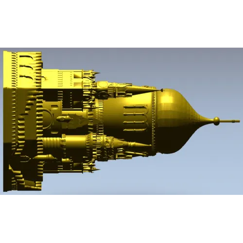 Купол-крепость - 3D модель в формате STL для ЧПУ