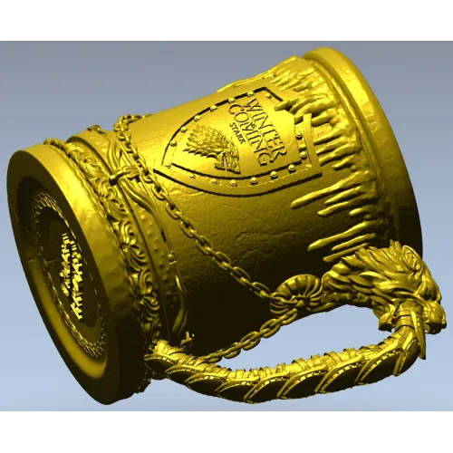 Кубок Дракона - 3D модель STL для ЧПУ