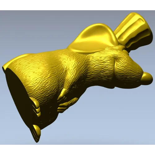 Крыс-повар - 3D модель STL для ЧПУ