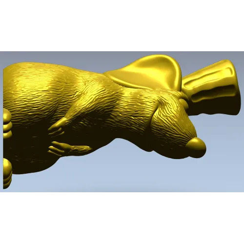 Крыс-повар - 3D модель STL для ЧПУ