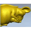 Сырный Сон - 3D модель крысы с сыром (STL) для ЧПУ