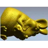 Сырный Сон - 3D модель крысы с сыром (STL) для ЧПУ