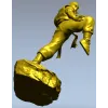 3D модель "Мастер кунг-фу" - STL для ЧПУ