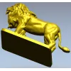 Лев - 3D модель STL для ЧПУ, рельефная статуэтка