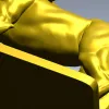 Лев - 3D модель STL для ЧПУ, рельефная статуэтка