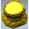 Lotus Pedestal Base 3D Model for CNC Milling STL File