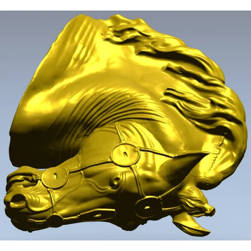 Голова скакуна - 3D модель в формате STL для ЧПУ