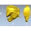 Голова скакуна - 3D модель в формате STL для ЧПУ