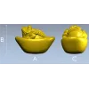 Жаба Богатства - 3D модель STL для ЧПУ