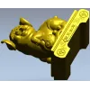 Charming Piglet 3D CNC Model in STL Format