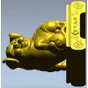 Charming Piglet 3D CNC Model in STL Format