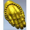 Молитвенные руки с четками - 3D модель STL для ЧПУ