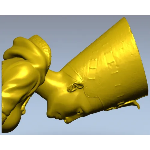 3D модель бюста Нефертити в формате STL для ЧПУ