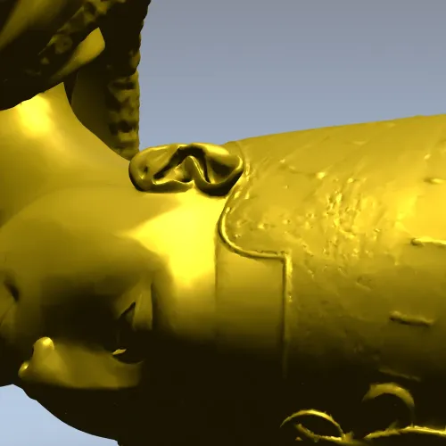 3D модель бюста Нефертити в формате STL для ЧПУ