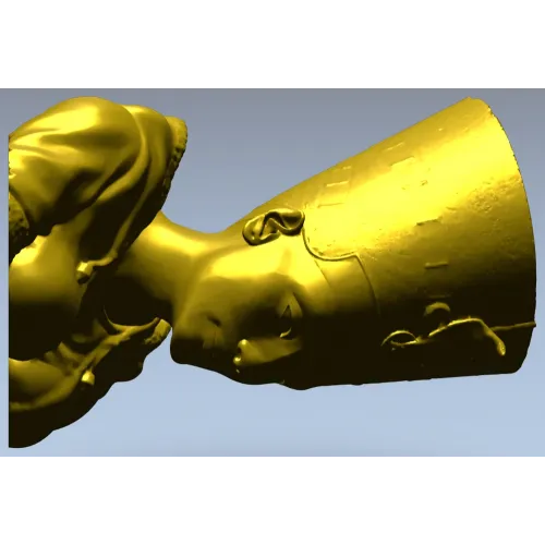 3D модель бюста Нефертити в формате STL для ЧПУ