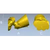 3D модель бюста Нефертити в формате STL для ЧПУ