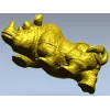 Реалистичная 3D модель носорога в формате STL для ЧПУ