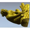 Squirrel on Tree Branch 3D Model STL for CNC Milling