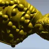 Обезьянка с горшком монет - 3D модель STL для ЧПУ