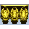 Трио обезьян - 3D модель STL для ЧПУ фрезера