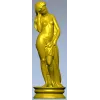 Detailed 3D Model of Nude Woman Sculpture for CNC Milling in STL Format