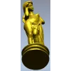 Detailed 3D Model of Nude Woman Sculpture for CNC Milling in STL Format