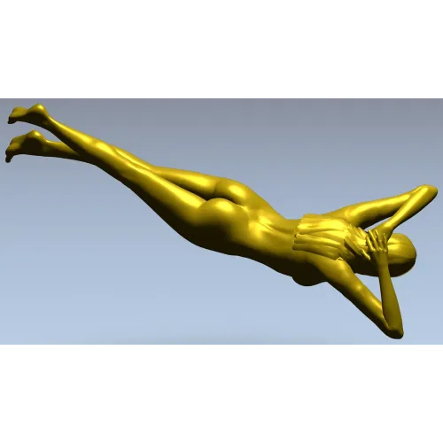 Лежащая грация - 3D модель STL для ЧПУ
