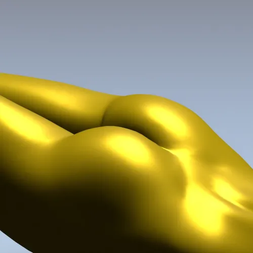 Лежащая грация - 3D модель STL для ЧПУ